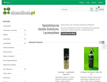 Tablet Screenshot of cheminet.pl